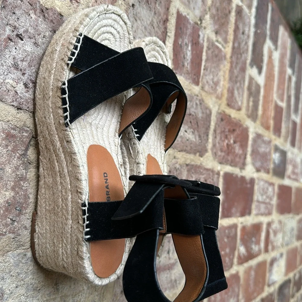 Lucky Brand Women's Audrinah Espadrille Wedge Sandal size 7